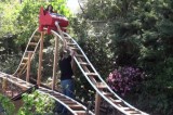 "Super Dad" my children made a rollercoaster in the backyard