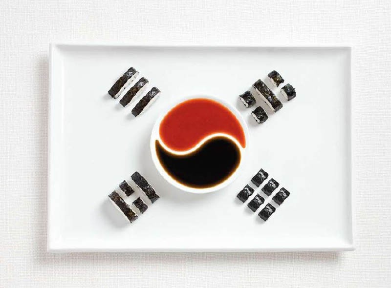 Južna Koreja – kimbap (rolnice od pirinča) i sos