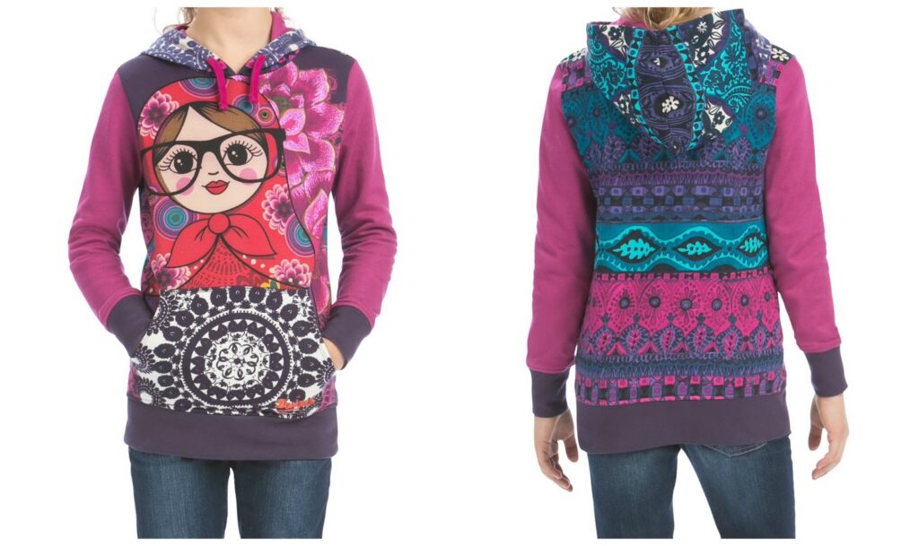 desigual dukserica sa kapuljacom
