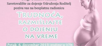 Udruženje Roditelj organizuje Radionicu o dojenju u petak u Zemunu