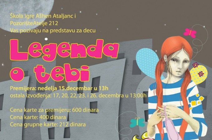Održana premijera dečije predstave “Legenda o tebi”