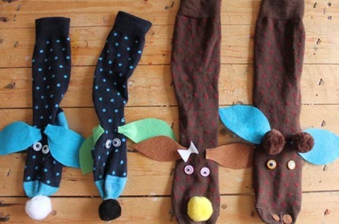 Napravite lutke od čarapa