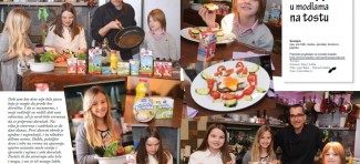 Prolećni recepti Lepog Brke u novom broju časopisa “Kuvajmo s decom”