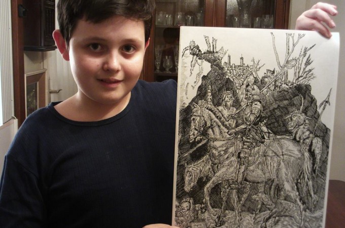 Dušan Krtolica – jedanaestogodišnji umetnik i budući zoolog