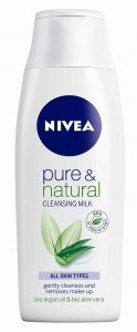 NIVEA Pure  and Natural mleko za ciscenje za sve tipove koze