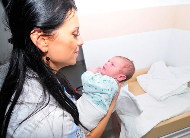 pismo jednomesecne bebe