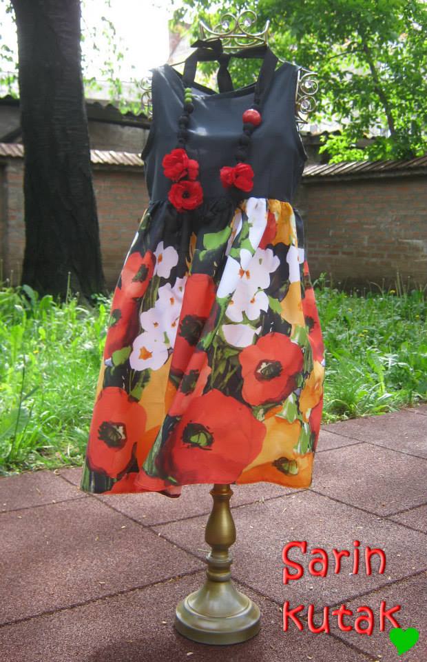 haljina sa cvetovima