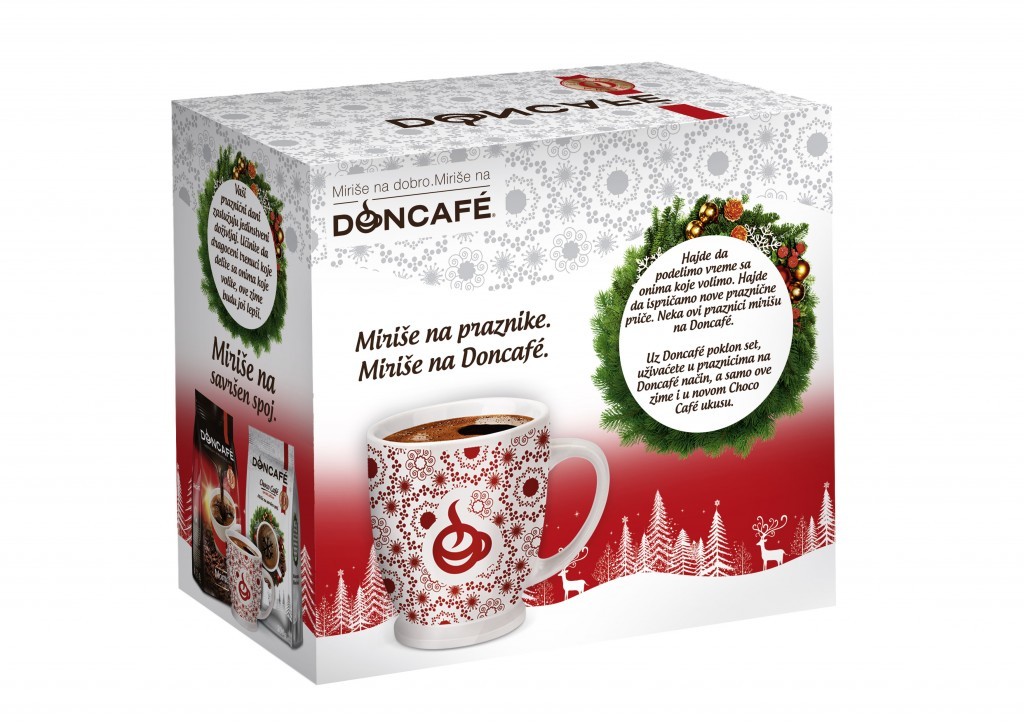Doncafe novogodisnje poklon pakovanje - otpozadi