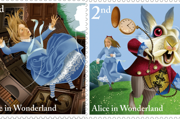 Serija poštanskih maraka povodom 150 godina “Alise u Zemlji čuda”