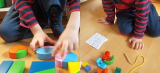 Prve lekcije iz geometrije uz drvene igračke