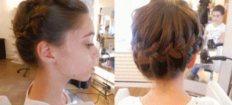 Kruna od kose – svečana frizura za devojčice (foto-uputstvo)