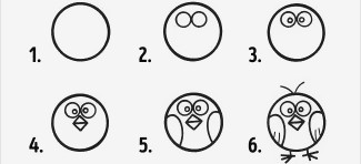 Kako crtati životinje pomoću kruga