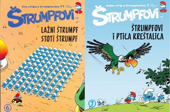 Dva nova stip albuma Štrumpfova u izdanju Čarobne knjige