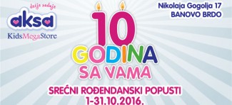 Proslava desetog rođendana Akse na Banovom Brdu u Beogradu