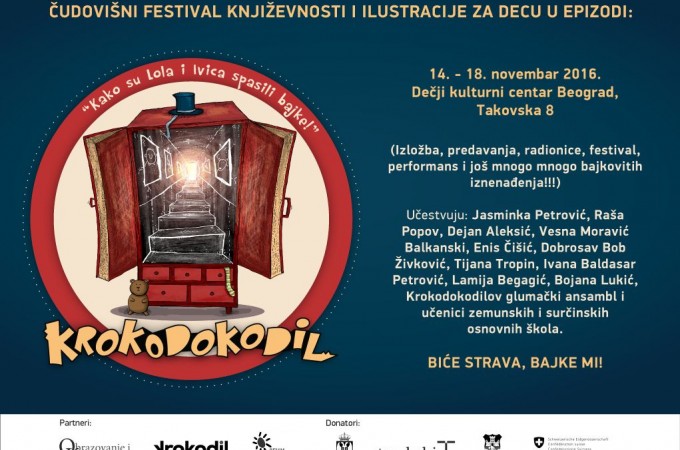 Krokodokodil – Festival književnosti i ilustracije za decu od 14. do 18. novembra