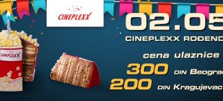 Veliko rođendansko slavlje bioskopa Cineplexx 2. maja
