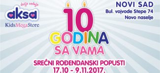 Proslava desetog rođendana Akse u Novom Sadu
