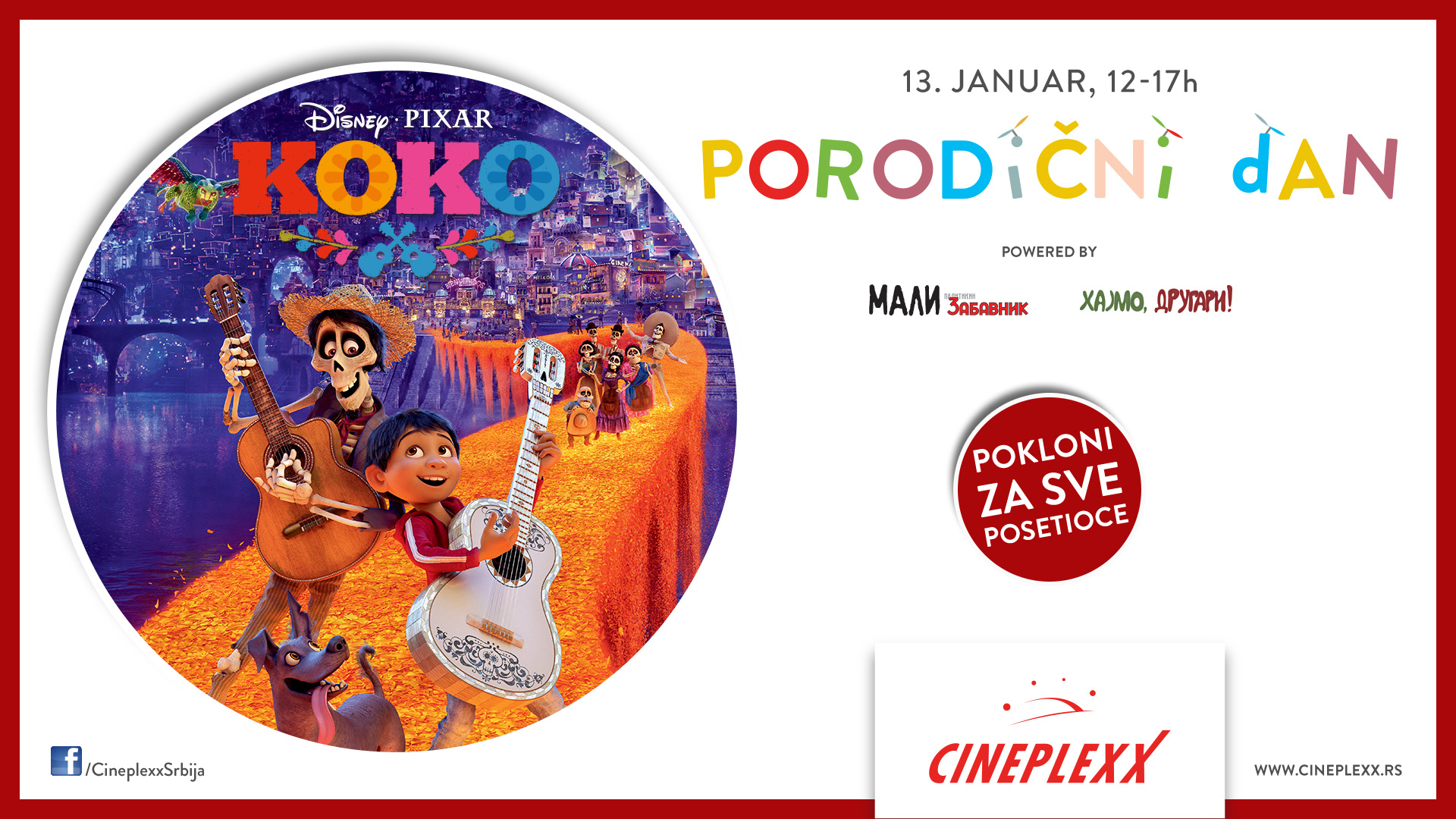 Porodični dan u bioskopima Cineplexx