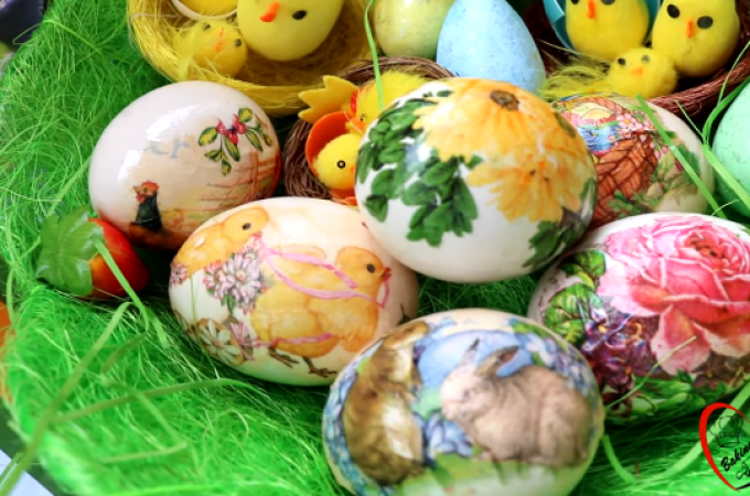 Bakine majstorije: Dekupaž na izbeljenim jajima (VIDEO)