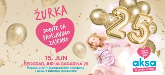 Aksa slavi velikih 25. godina u Beogradu!!
