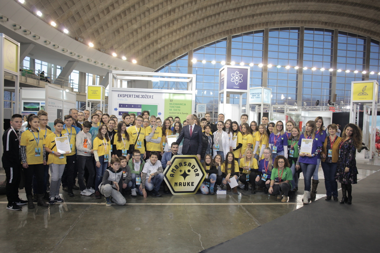 Prva generacija ambasadora nauke 2018. godine, foto Oksana Toskic