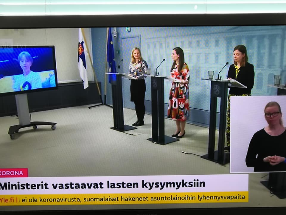 finska vlada konferefinska vlada konferencija za decuncija za medije