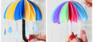 Prolećne kreativne ideje: Napravite kišobrane od papira
