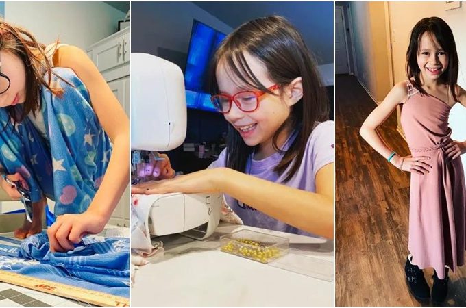 Talentovana devetogodišnjakinja svojim modnim kreacijama oduševila internet